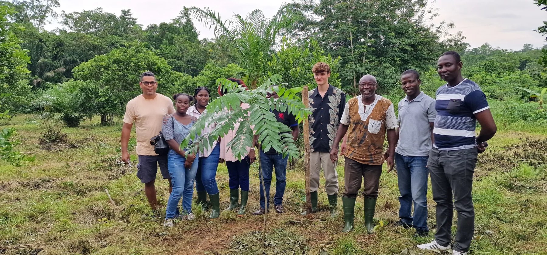 ORION team and partners in the field
